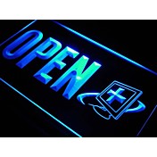 OPEN Computer Repair Expert Shop Neon Light Sign