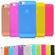[XmasSale]Coque Transparente Extra Fine (0,01 - 0,3 mm) DSB® pour iPhone 5/5S, Finition Matte (Autres Coloris Disponibles) 