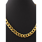 U7® Big Size Men's 18K Chunky Gold Filled Hiphop Link Chains Necklace 11MM 55CM