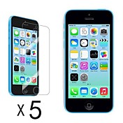 [5-Pack] High Quality Anti-fingerprint Screen Protector for iPhone 5C      