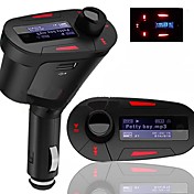 Car Kit MP3 Player FM Transmitter LCD Backlight Display Remote Control USB SD MMC Slot