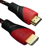 prime de lwm de ™ haute vitesse câble hdmi v1.4 6 pieds 1,8 m mâle pour 1080p 3d hdtv ps3 xbox bluray dvd