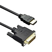 LWM™ Premium High Speed HDMI Male to DVI D Male Cable 6.5Ft 2M for HD 1080P LCD HDTV