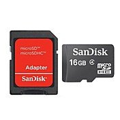 SanDisk 16GB Class 4 MicroSDHC TF Memory Card with SD Adapter 