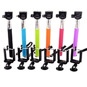 EOSCN Z-07 Handheld Monopod + Gopro Conversion Head+Mobile phone holder-Black/Blue/Yellow/Orange/Red/Purple