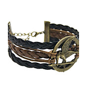 [XmasSale]Mlle rose®multilayer alliage gibier à plumes faits à la main bracelets en cuir