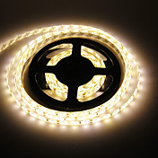 Waterproof 5M 60W 60x5730SMD 7000-8000LM  3000-3500K Warm White light LED Strip Light (DC12V)