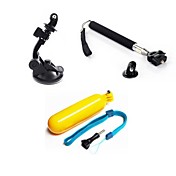 Gopro Accessories 3 in 1 Floating Grip + Monopod +Suction Cup For GoPro Hero 1 2 3 3+ Cameras