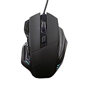 7 Key Professional Gaming Optical Mouse 3000DPI 7 LED Colors Shift Automatically