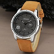 Men's Watch Military Water Resistant Leather Band