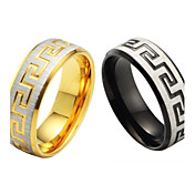 [XmasSale]Seul anneau de grain fin et de haute qualité titane acier hommes