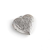 Heart-shaped Metal Pattern Photo Frame Pendant (1 Pc)   