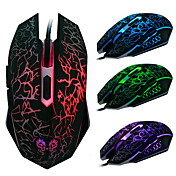 USB Wired Gaming Mouse 2400 DPI 6D With Colorful LED Light Luminous