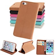 [XmasSale]Etui de protection - Porte carte + Presentoire - PU cuir - Iphone 5/5S (couleur au choix)