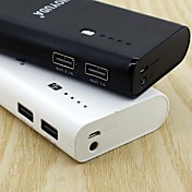 15000mAh Power Bank with Micro Cable for Mobile Devices (5V 2.1A and 5V 1A Double Outputs, Optional Colors)