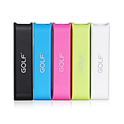 Golf 17 2600mAh Mini External Battery for Mobile Devicese with Android Lines and Key Ring(for universal)