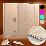df®luxury souper glissement veille automatique / réveil cuir PU cas de tout le corps pour ipad air 2 (couleurs assorties)