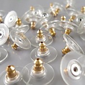 Metallic Gold Plated Earring Ear Plug (10 PC/OPP)