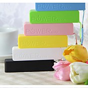 Universal Portable Power Bank external battery for iphone 6/6 plus/5/5S/Samsung S4/S5/Note2 (2600 mAh) 