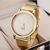 Women's Watch Fashionable Golden Case Alloy Band 