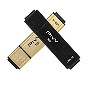 PNY bar attaché 64gb usb 3.0 lecteur flash verge d'or