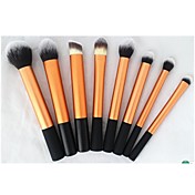 8pcs Gold Cosmetic Makeup Brush Set