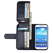 nouveau portefeuille en cuir cas de tout le corps pour samsung galaxy s4 i9500 (couleurs assorties)