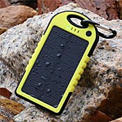 5000mAh AllSpark Solar External Battery Power Bank for iPhones, Samsung with Wafterproof Dustproof Shockproof