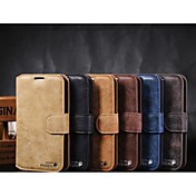 allspark® rétro nubuck de style portefeuille en cuir véritable cas de corps entier pour les Samsung Galaxy S i9500