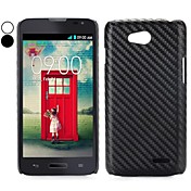 Carbon Fiber Pattern Leather Coated Hard Case for LG L90(Assorted Colors)