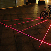 UNGROL 5 Red Straight Lines 1 Laser Module 6 LED 6 Flash Mode Black Bike Warning Laser Light