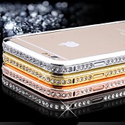 Diamand Inlay Alloy Bumper Frame for iPhone 6 (Assorted Color)