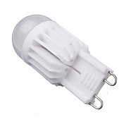 Dimmable G9 5W 2xCOB 380LM 2800-3200K Warm White Light LED Corn Bulb (AC220-240V)