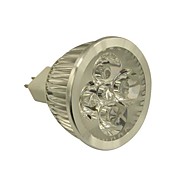 MR16 dimmable 4w 400lm 4x1W blanc chaud / blanc / blanc froid led lampe de tache lumineuse (DC12V)