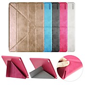 Enkay multi-pliant cas intelligent couverture souple de protection avec support pour l'air de iPad 2 (couleurs assorties)