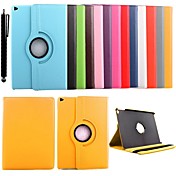 KARZEA® 360 Degree Rotating PU Leather Case with Stand and Stylus for iPad Air 2/iPad 6 (Assorted Colors)