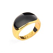 High Quality Men's Single Ring 18K Gold Plated Rings 1pc