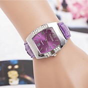 Women's Fashion Diamond Square Dial Quartz Wrist Watch(Assorted Colors)