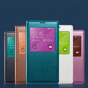 Original Screen Visible PU Leather Smart Auto-Sleep Chipset and Waterproof Pad for Samsung Galaxy S5 (Assorted Colors)