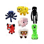 Minecraft Baby Squid Creeper Enderman Mooshroom Plush Toys(7pcs/lot)