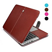 Solid Color PU Leather Full Body Case for MacBook Pro Retina 13