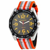 Men's Sport Design Fabric Band Quartz Wrist Watch(Assorted Colors)