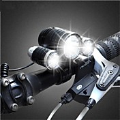 WEST BIKING® Cycling Light 3000LM Bicycle 10W High Power CREE 3 Head XML T6 LED Led Headlamps Bike Ligh