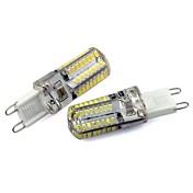 G9 64x3014 SMD 4W 260LM AC 220V Led Bulbs White Warm White Silica Gel Lamp