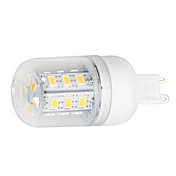 g9 4.5w 27x5730smd 400-450lm chaude lumière blanche blanche / fraîche conduit ampoule de maïs (AC220V-240V)