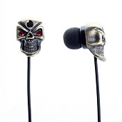 crâne de style effrayant écouteurs intra-auriculaires pour iPhone 6 iphone 6 plus