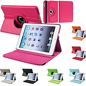 DF Durable Flip-open PU Leather Full Body Case with 360 Degree Rotation Stand for iPad 2/3/4 (Assorted Colors)