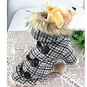 coton corne épaisse couche de bouton pour les chiens et animaux de compagnie (couleurs assorties, taille)