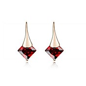 Women's Gold Plated Star Magic Zircon Earrings