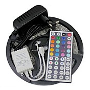 5M 300X3528 SMD RGB LED Strip Light and 24Key Remote Controller and 3A EU Power Supply (AC110-240V)